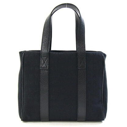 Bvlgari Canvas Black Handbags