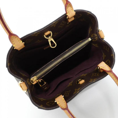 Louis Vuitton Coated Canvas Brown Handbags
