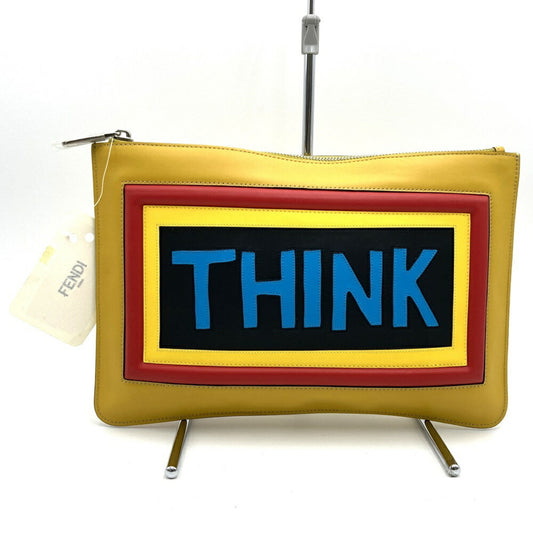 Fendi Others Yellow Clutch Bags