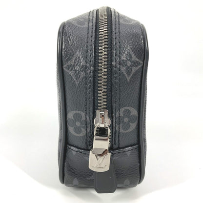 Louis Vuitton Monogram Canvas Black Clutch Bags