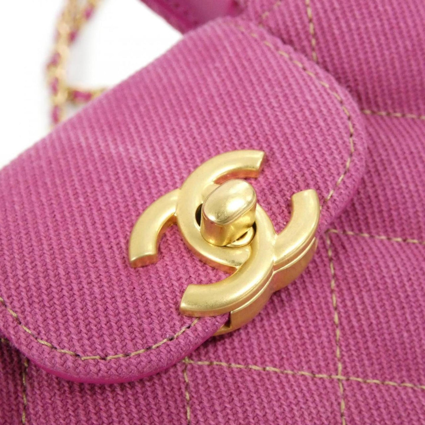 Chanel Denim Pink Shoulder Bags