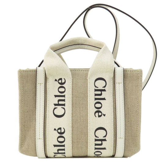 Chloé Canvas Brown Shoulder Bags