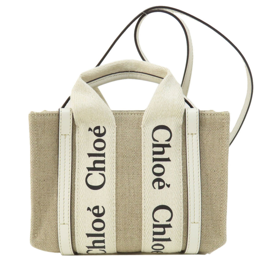 Chloé Canvas Brown Shoulder Bags