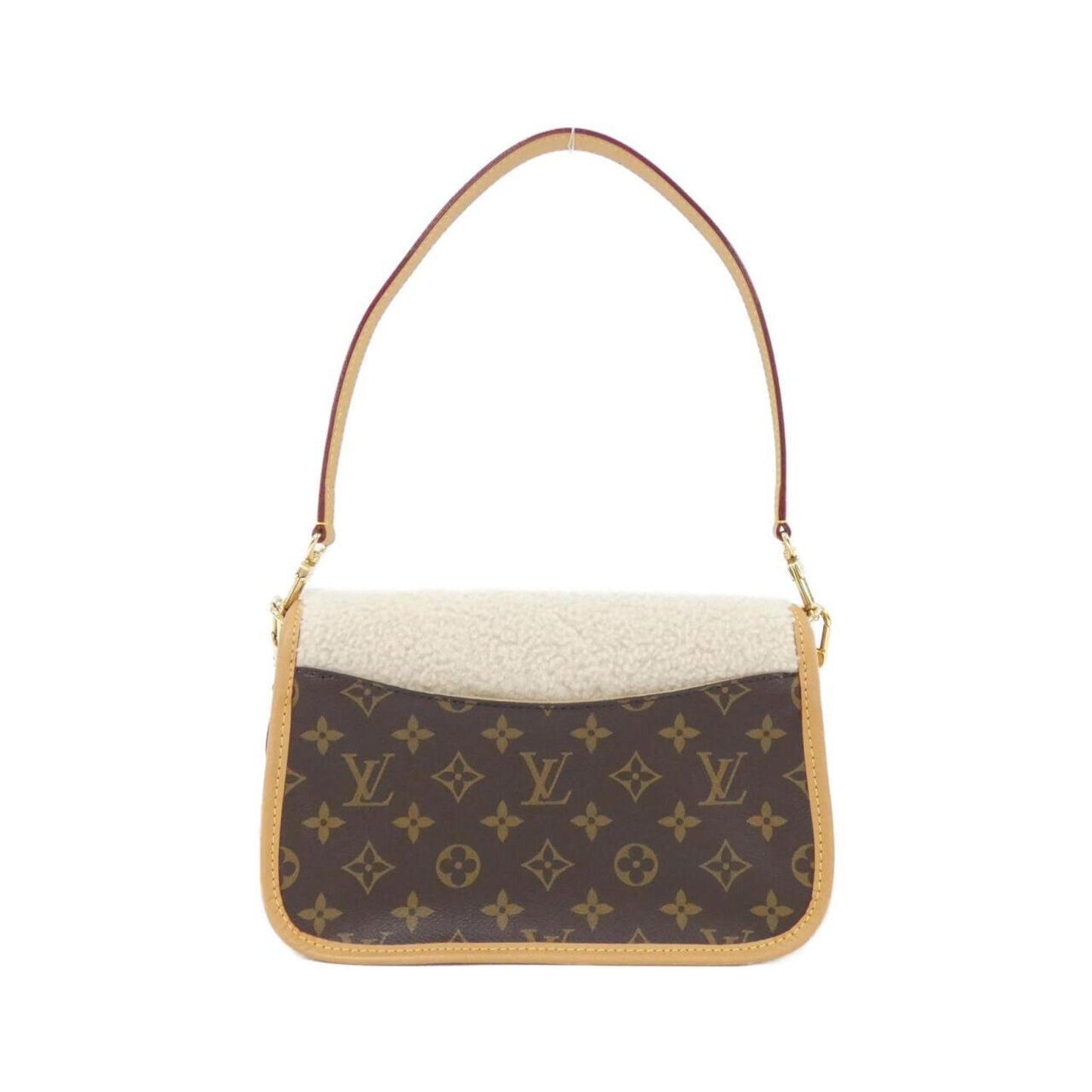 Louis Vuitton Coated Canvas White Shoulder Bags