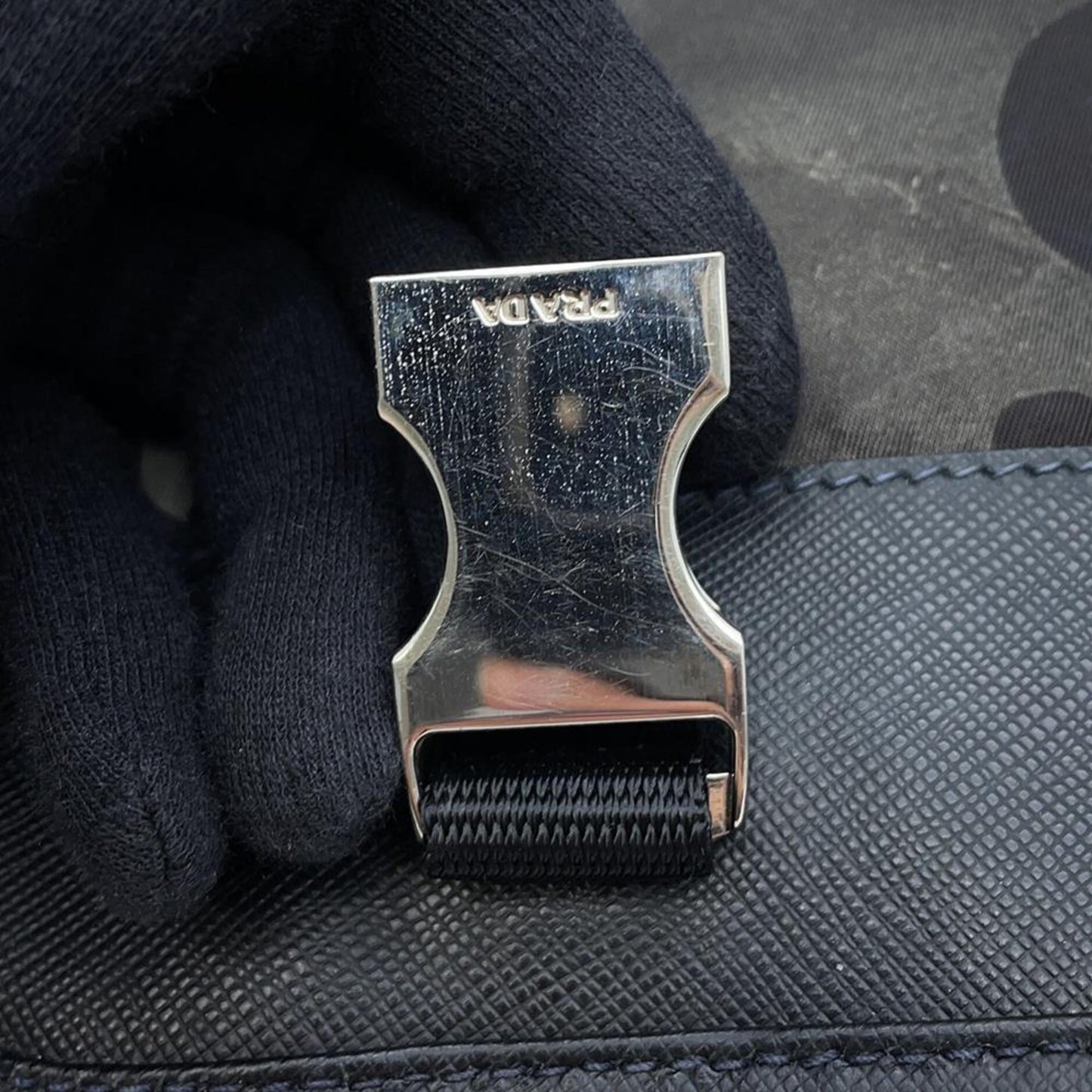 Prada Nylon Black Shoulder Bags