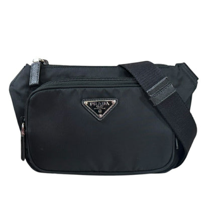 Prada Nylon Black Shoulder Bags