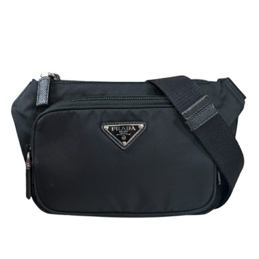 Prada Nylon Black Shoulder Bags