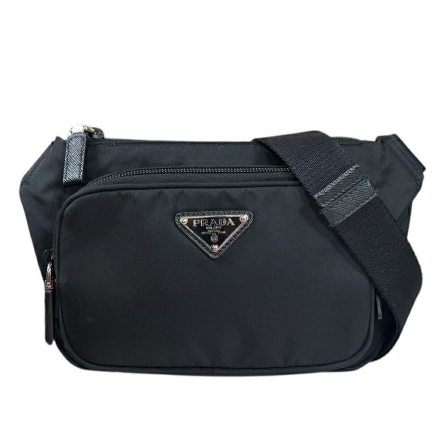 Prada Nylon Black Shoulder Bags