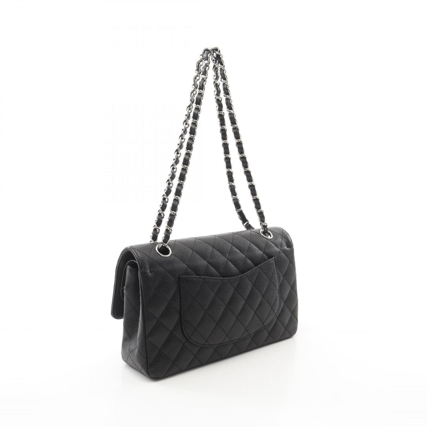 Chanel Calfskin Black Shoulder Bags