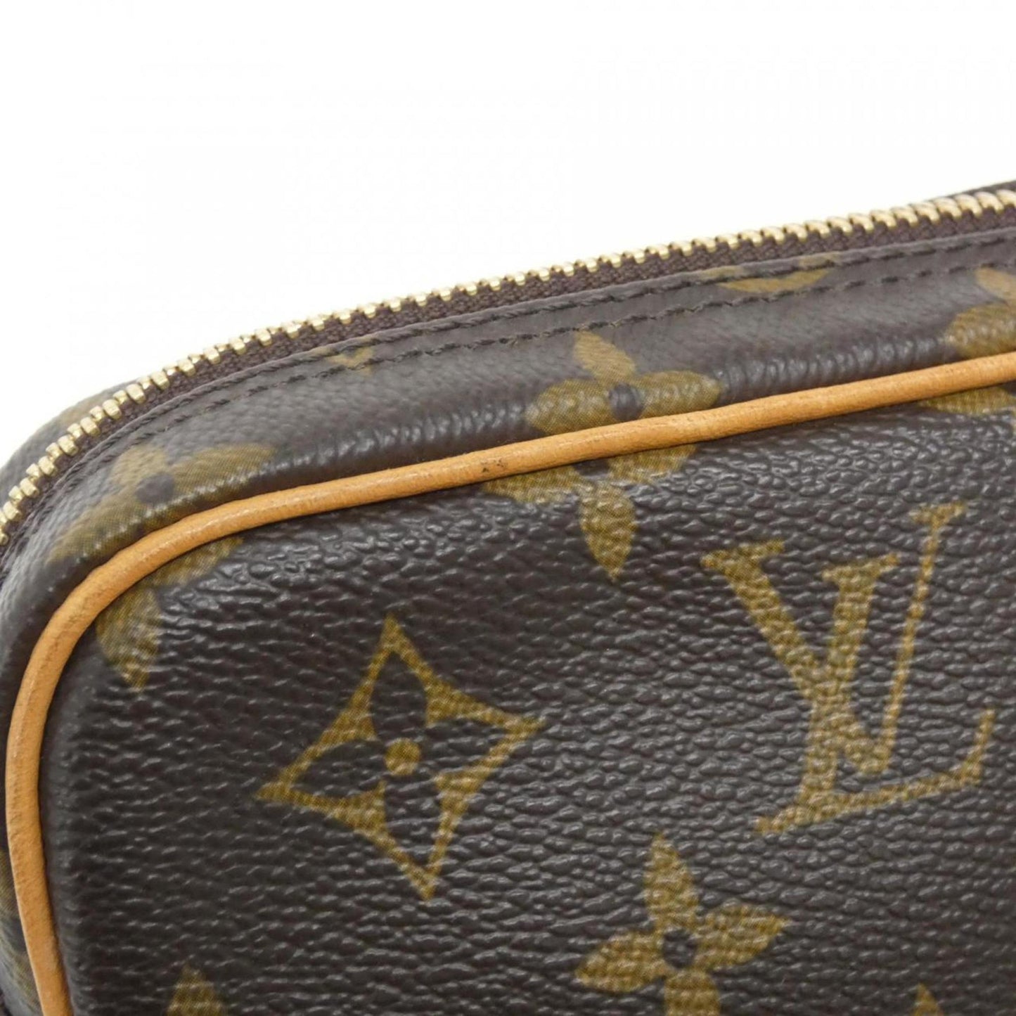Louis Vuitton Coated Canvas Brown Shoulder Bags