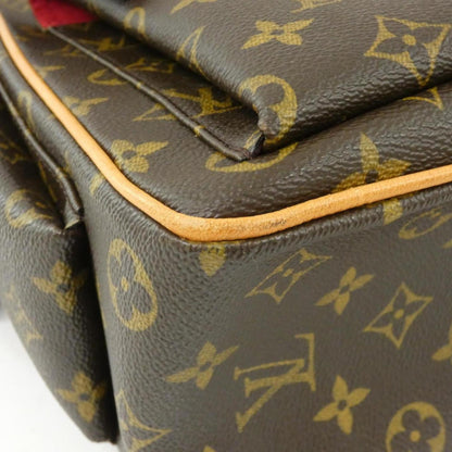 Louis Vuitton Coated Canvas Brown Handbags