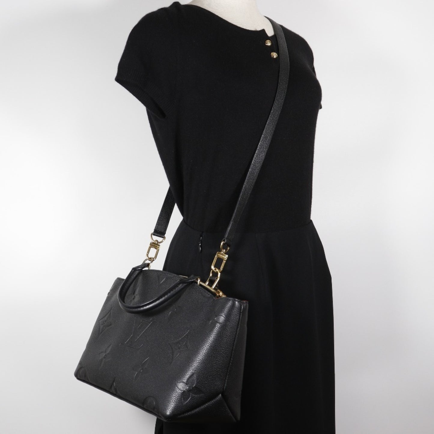 Louis Vuitton Empreinte Black Handbags