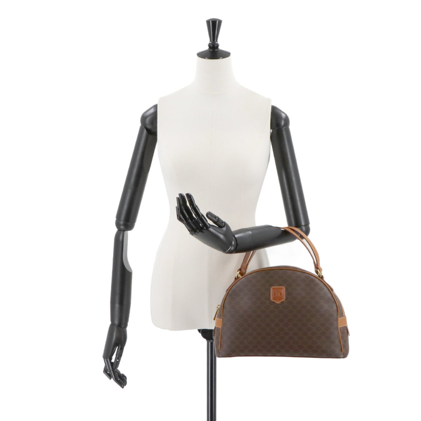 Celine Pvc Brown Handbags