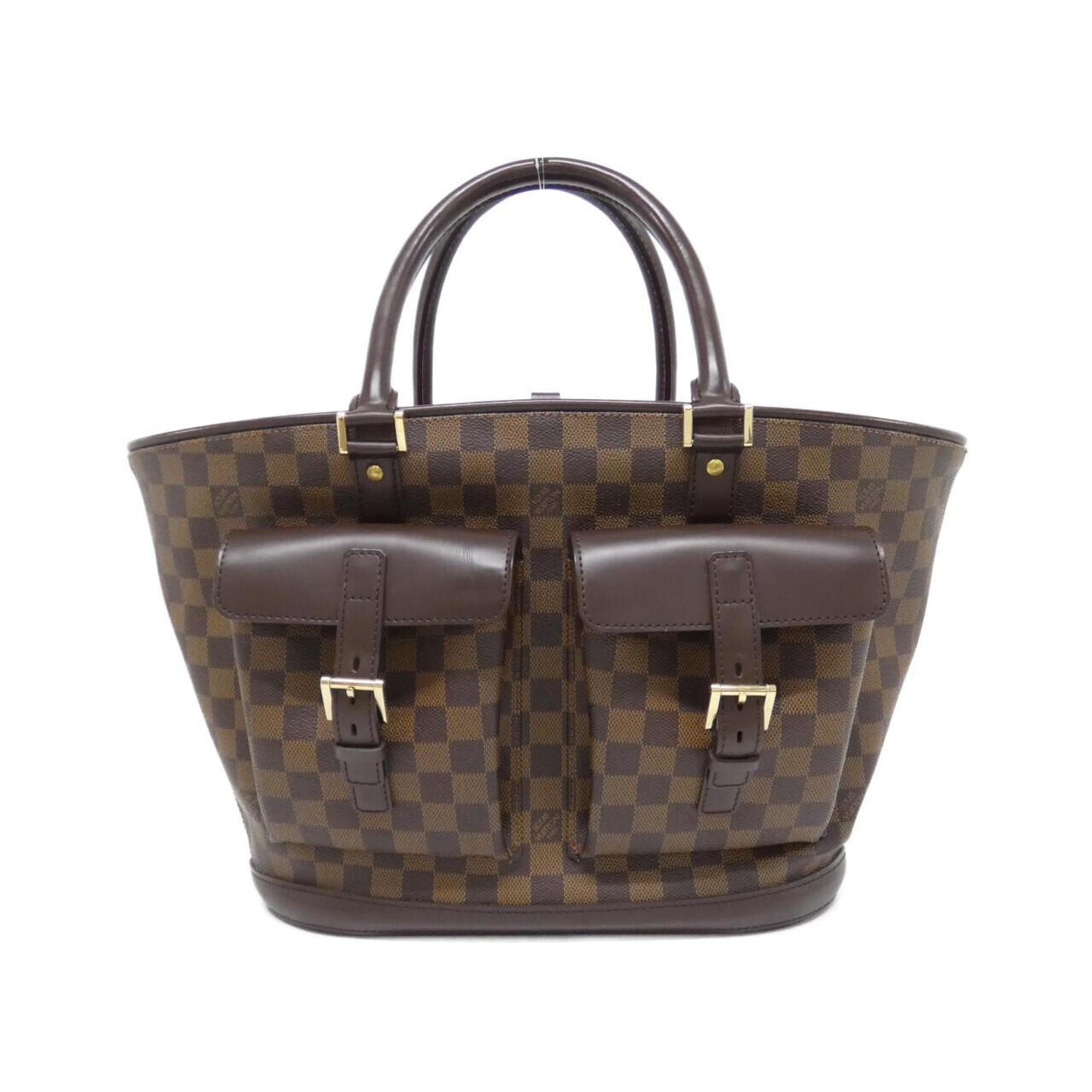 Louis Vuitton Coated Canvas Brown Handbags