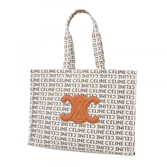 Celine Canvas Brown Tote Bags