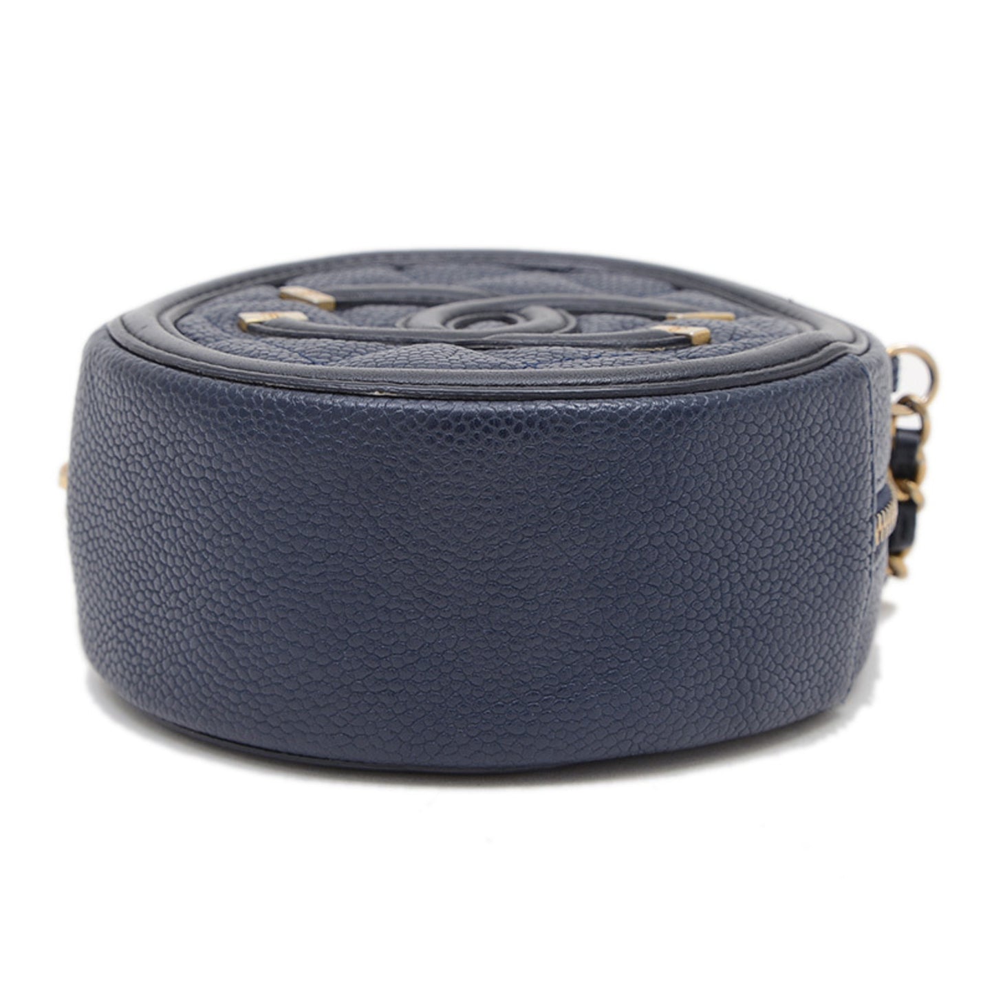 Chanel Calfskin Blue Shoulder Bags