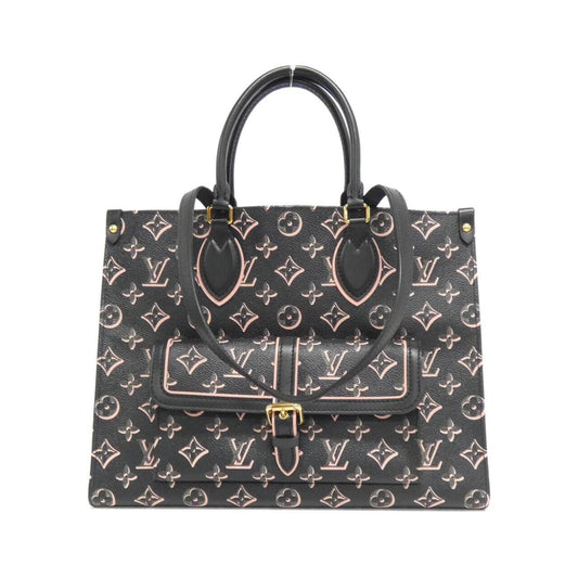 Louis Vuitton Coated Canvas Black Handbags