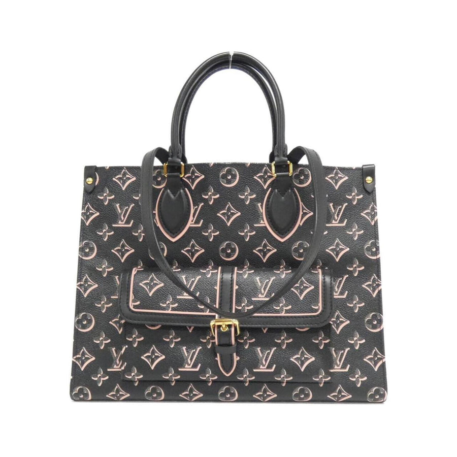 Louis Vuitton Coated Canvas Black Handbags