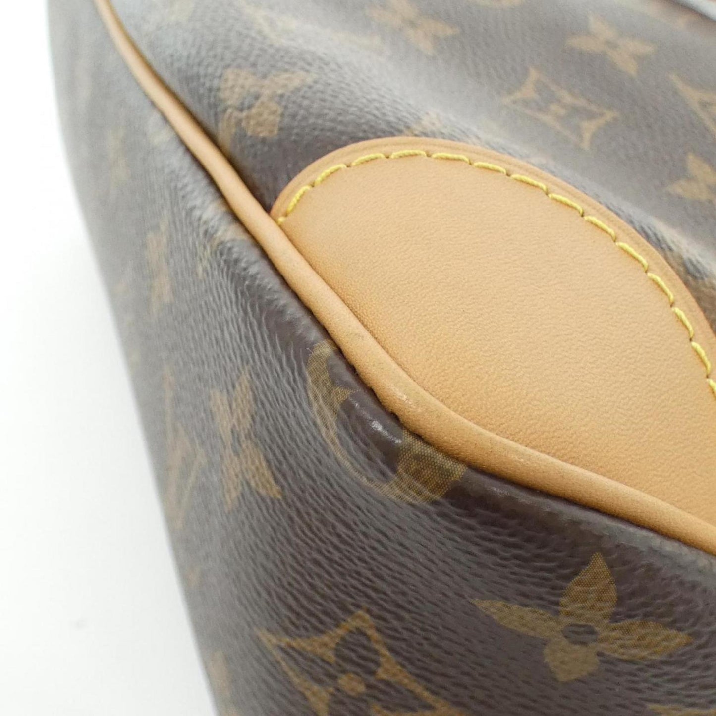 Louis Vuitton Coated Canvas Brown Shoulder Bags