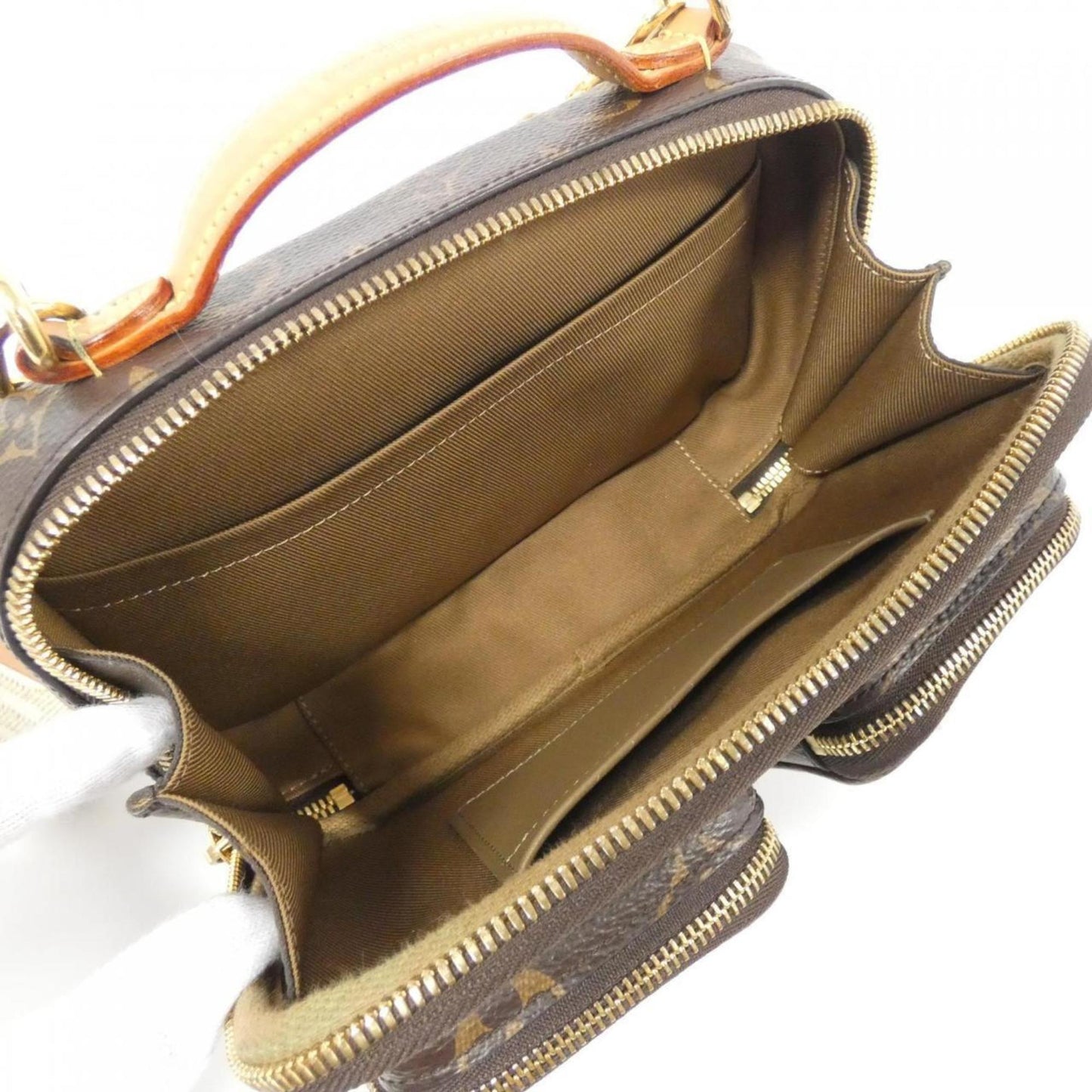 Louis Vuitton Coated Canvas Brown Shoulder Bags