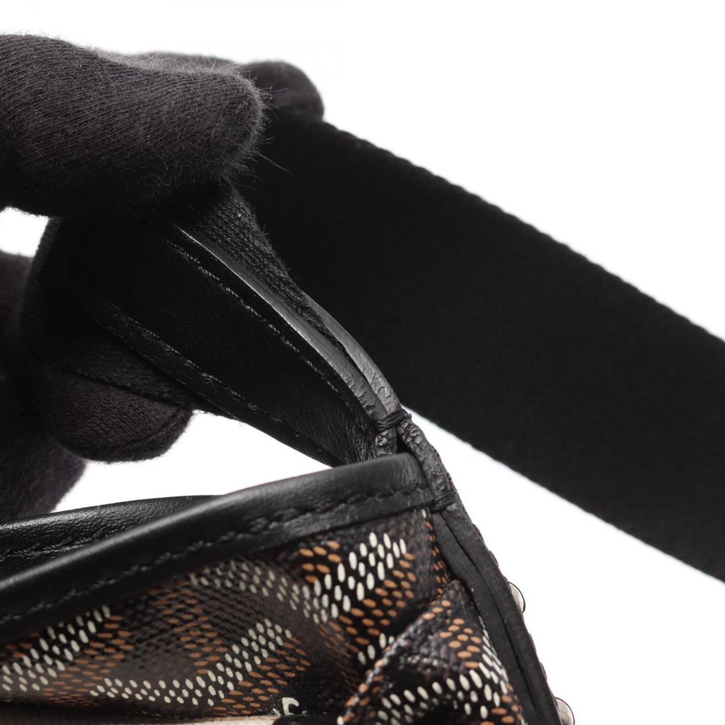 Goyard Coated Canvas Black Shoulder Bags