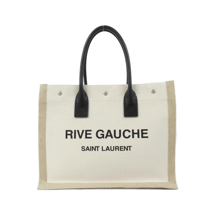 Saint Laurent Linen Black Handbags