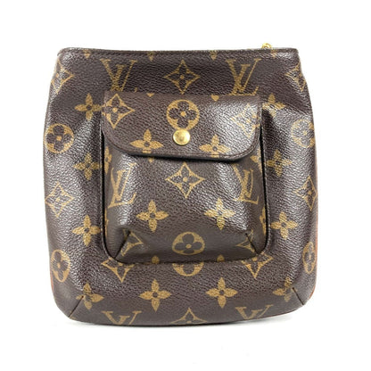 Louis Vuitton Monogram Canvas Brown Clutch Bags