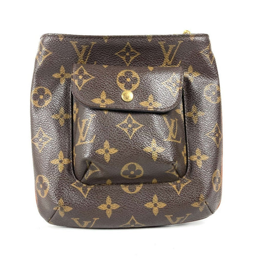 Louis Vuitton Monogram Canvas Brown Clutch Bags