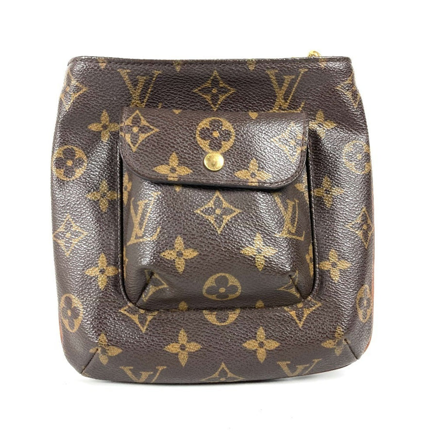 Louis Vuitton Monogram Canvas Brown Clutch Bags