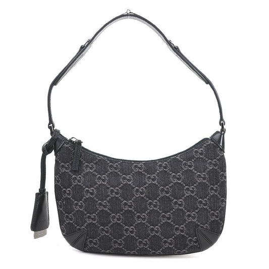 Gucci Denim Black Shoulder Bags