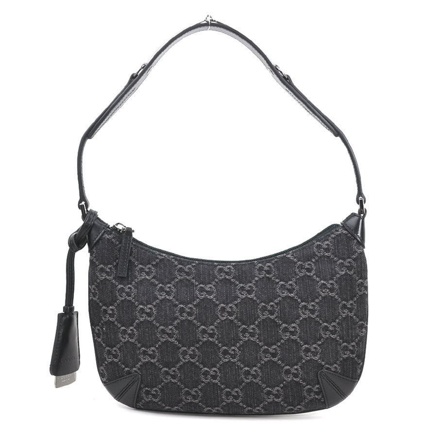 Gucci Denim Black Shoulder Bags