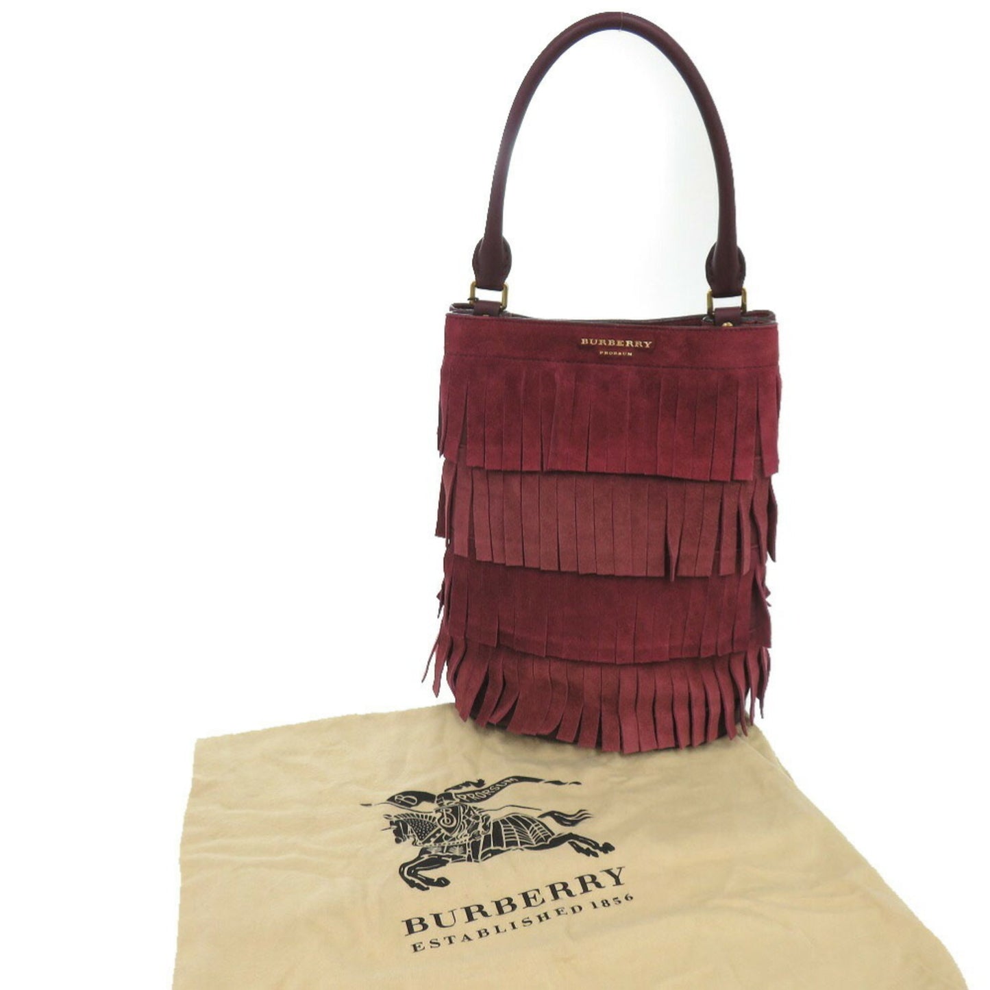 Burberry Other Leather Red Shoulder Bags