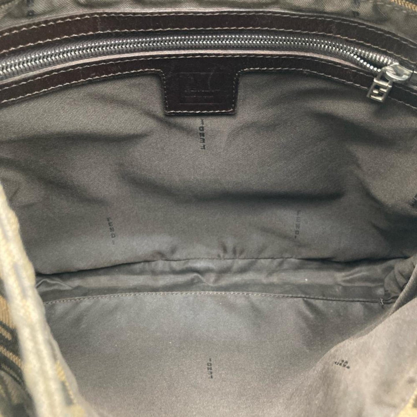 Fendi Canvas Brown Shoulder Bags