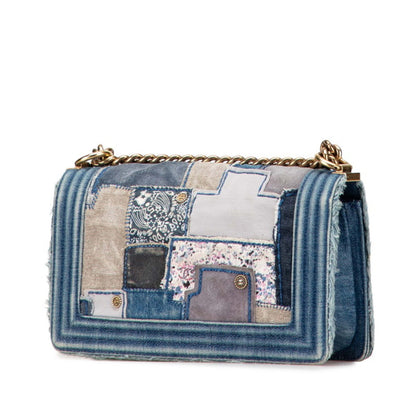 Chanel Denim Blue Handbags