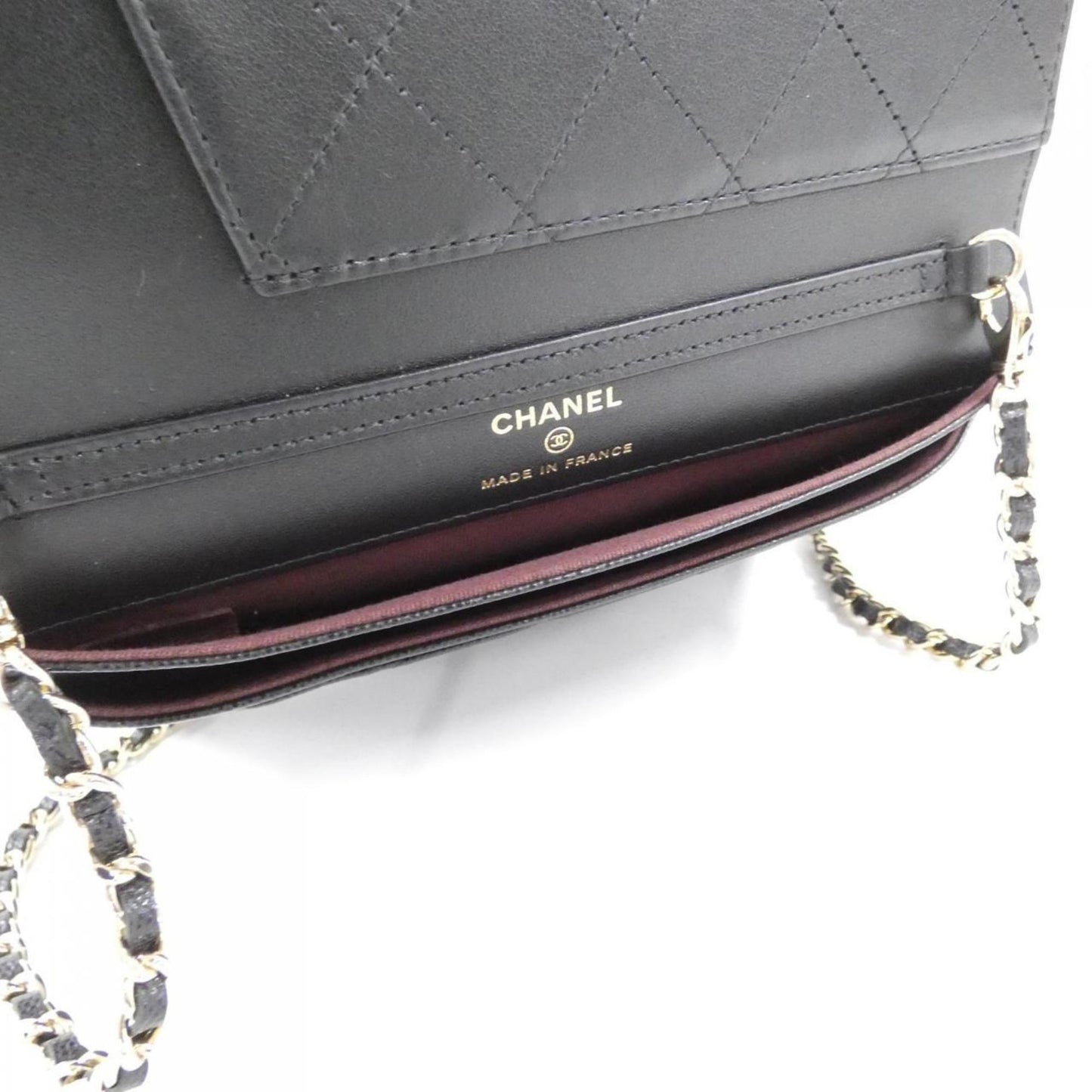 Chanel Calfskin Black Shoulder Bags