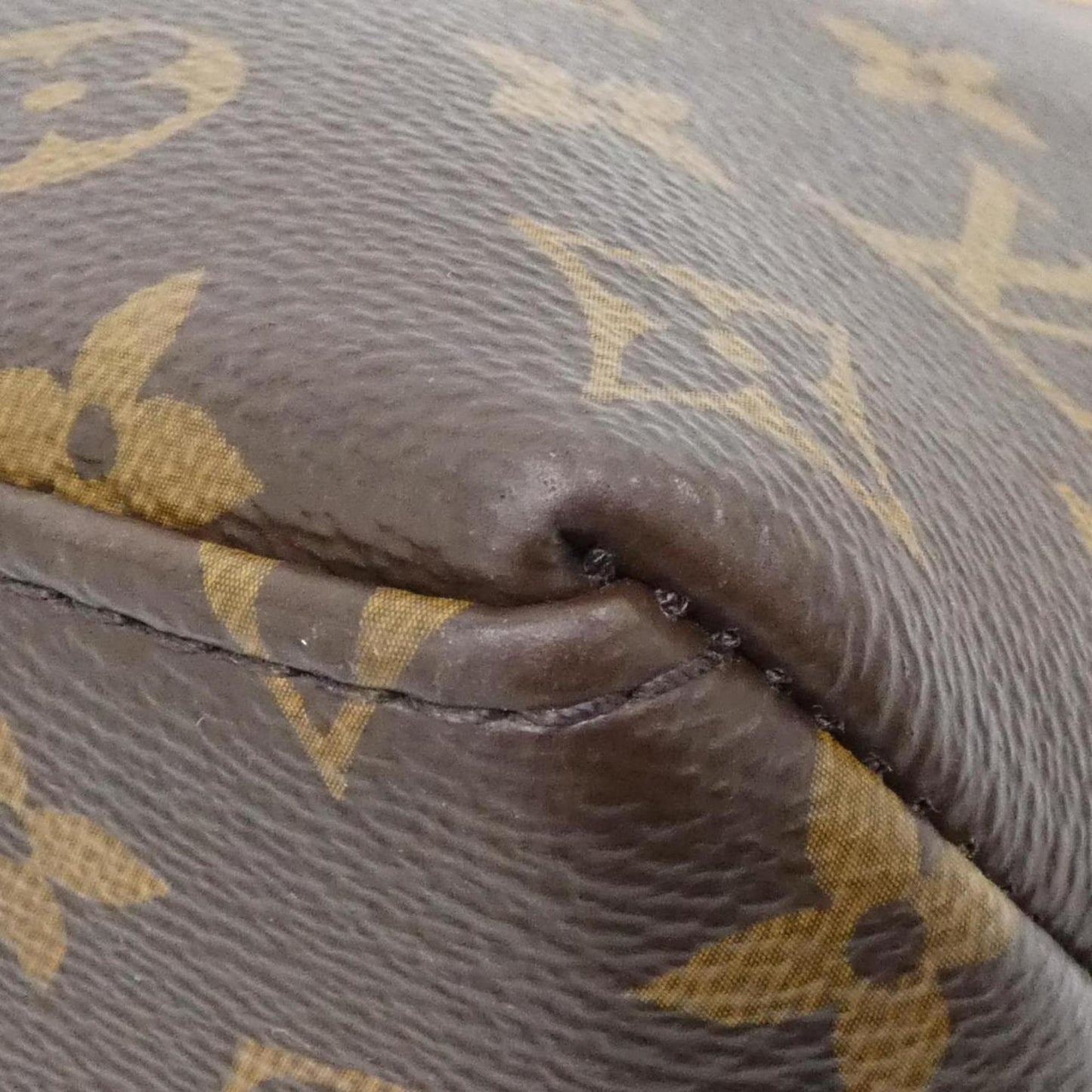 Louis Vuitton Coated Canvas Brown Handbags
