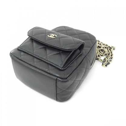 Chanel Calfskin Black Backpacks