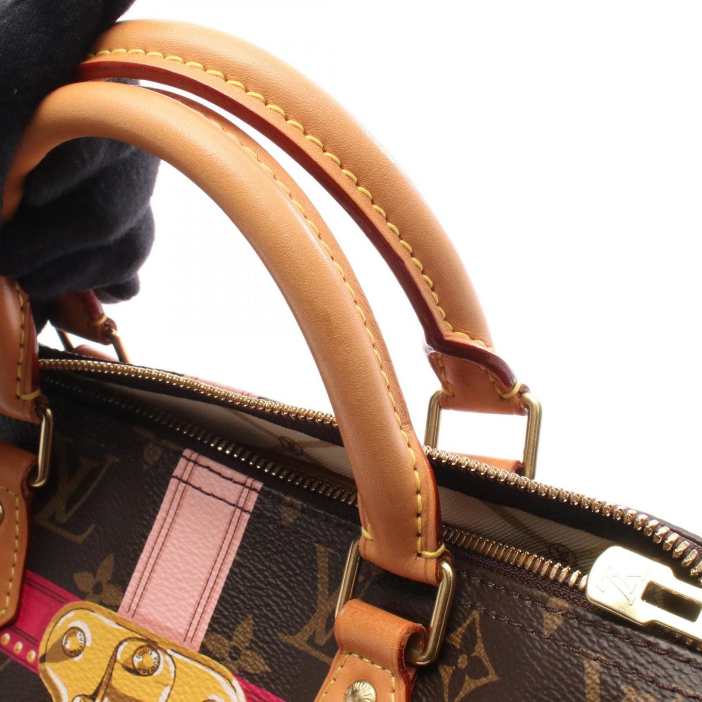 Louis Vuitton Coated Canvas Brown Handbags