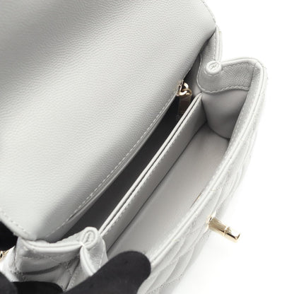 Chanel Calfskin Gray Handbags
