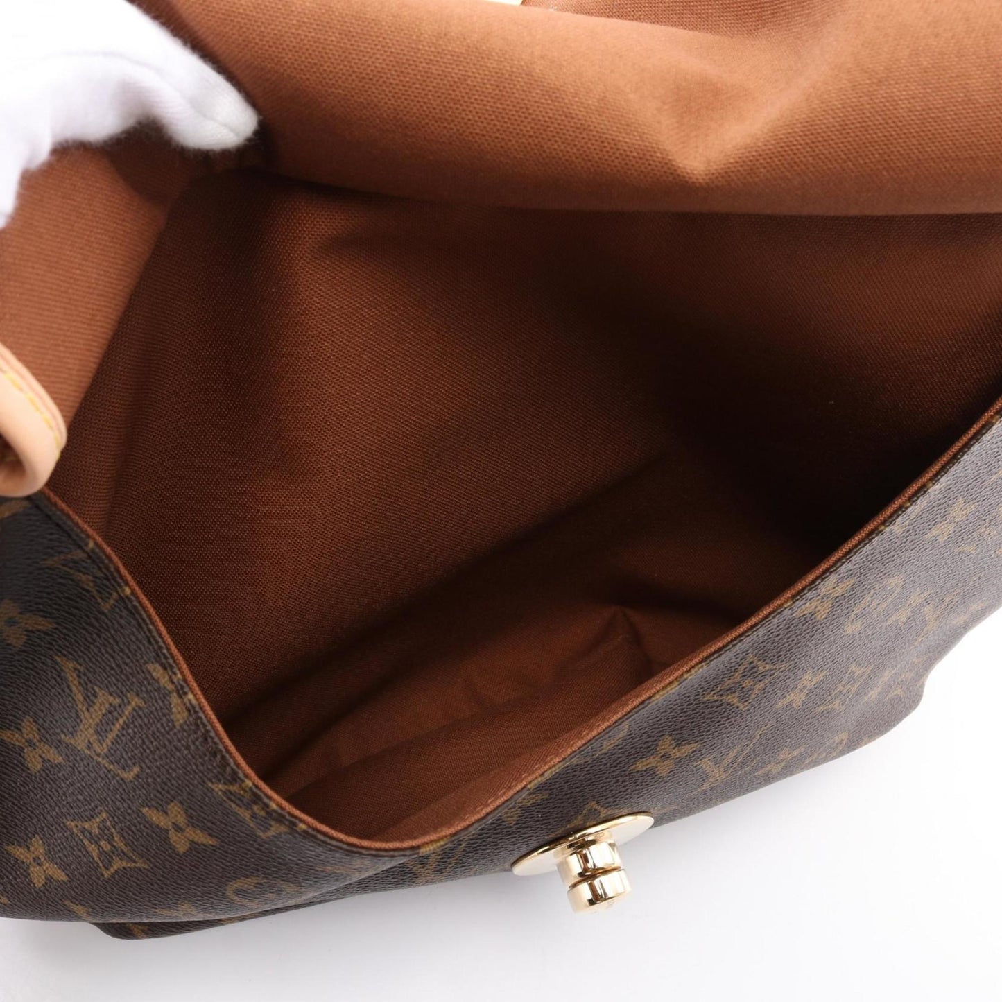 Louis Vuitton Monogram Canvas Brown Shoulder Bags