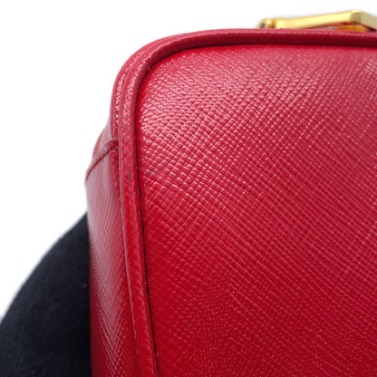 Prada Patent Red Shoulder Bags