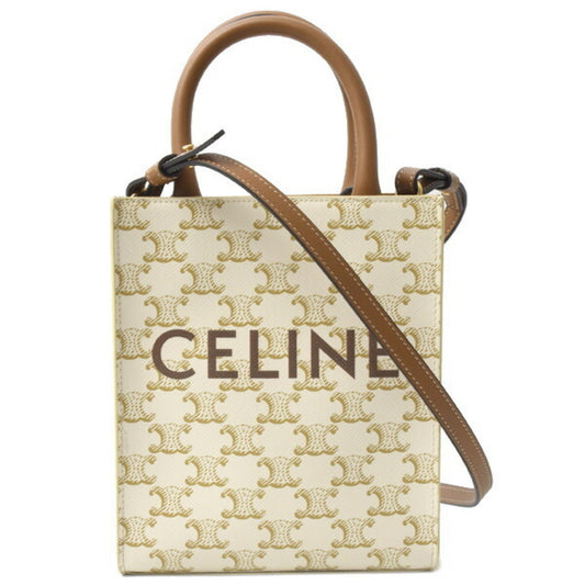 Celine Pvc Brown Handbags