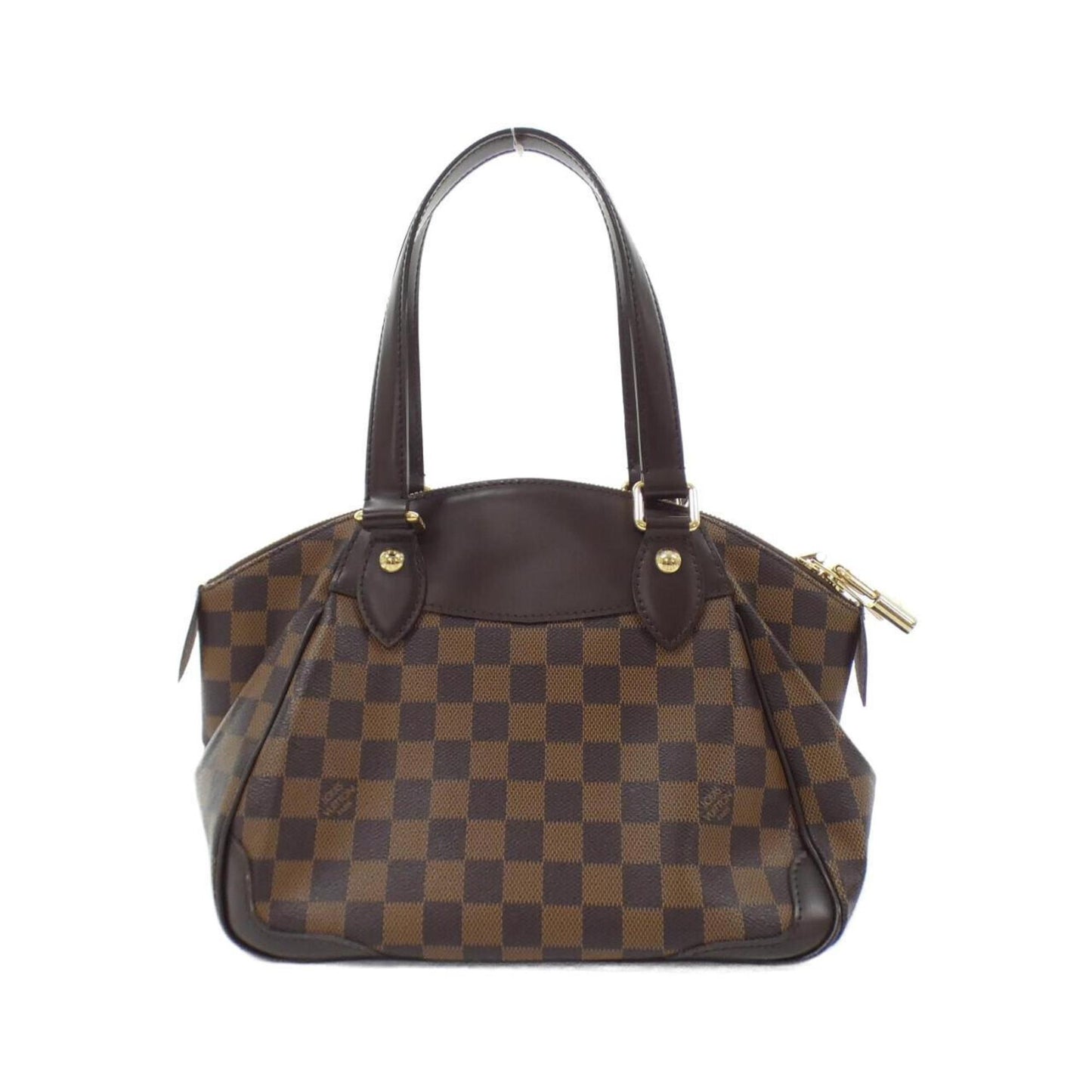 Louis Vuitton Coated Canvas Brown Handbags