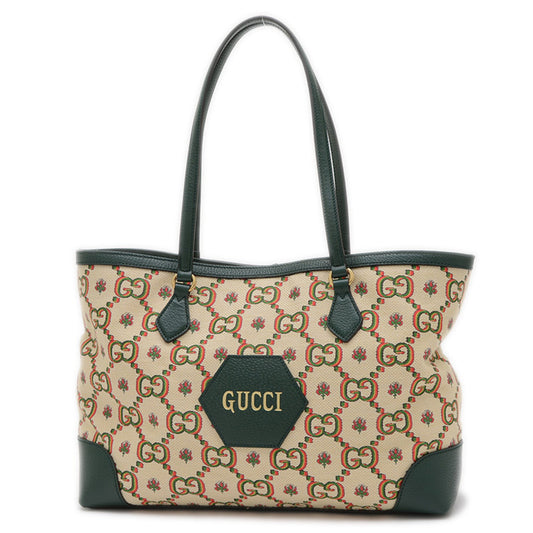 Gucci Canvas Green Tote Bags