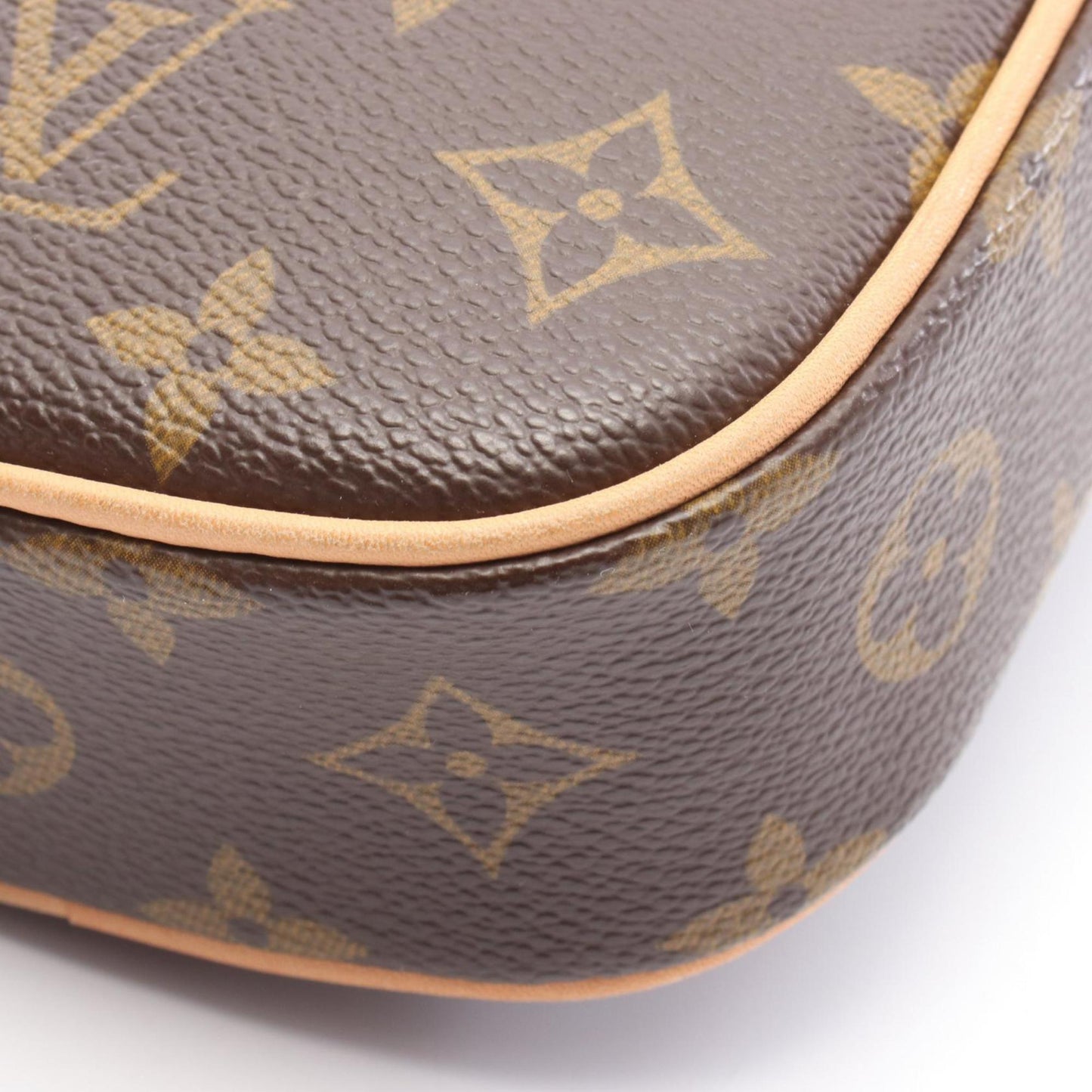 Louis Vuitton Coated Canvas Brown Crossbody Bags
