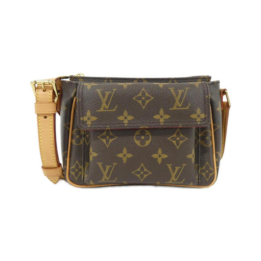 Louis Vuitton Coated Canvas Brown Shoulder Bags