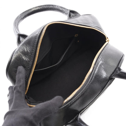 Chanel Calfskin Black Handbags
