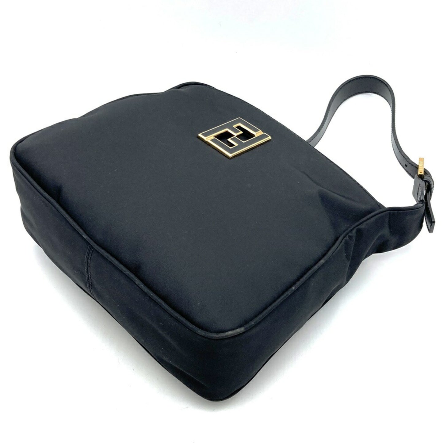 Fendi Nylon Black Shoulder Bags