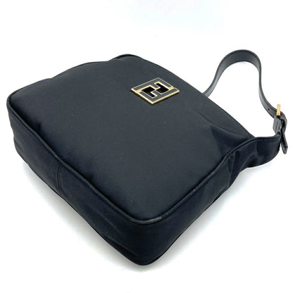Fendi Nylon Black Shoulder Bags