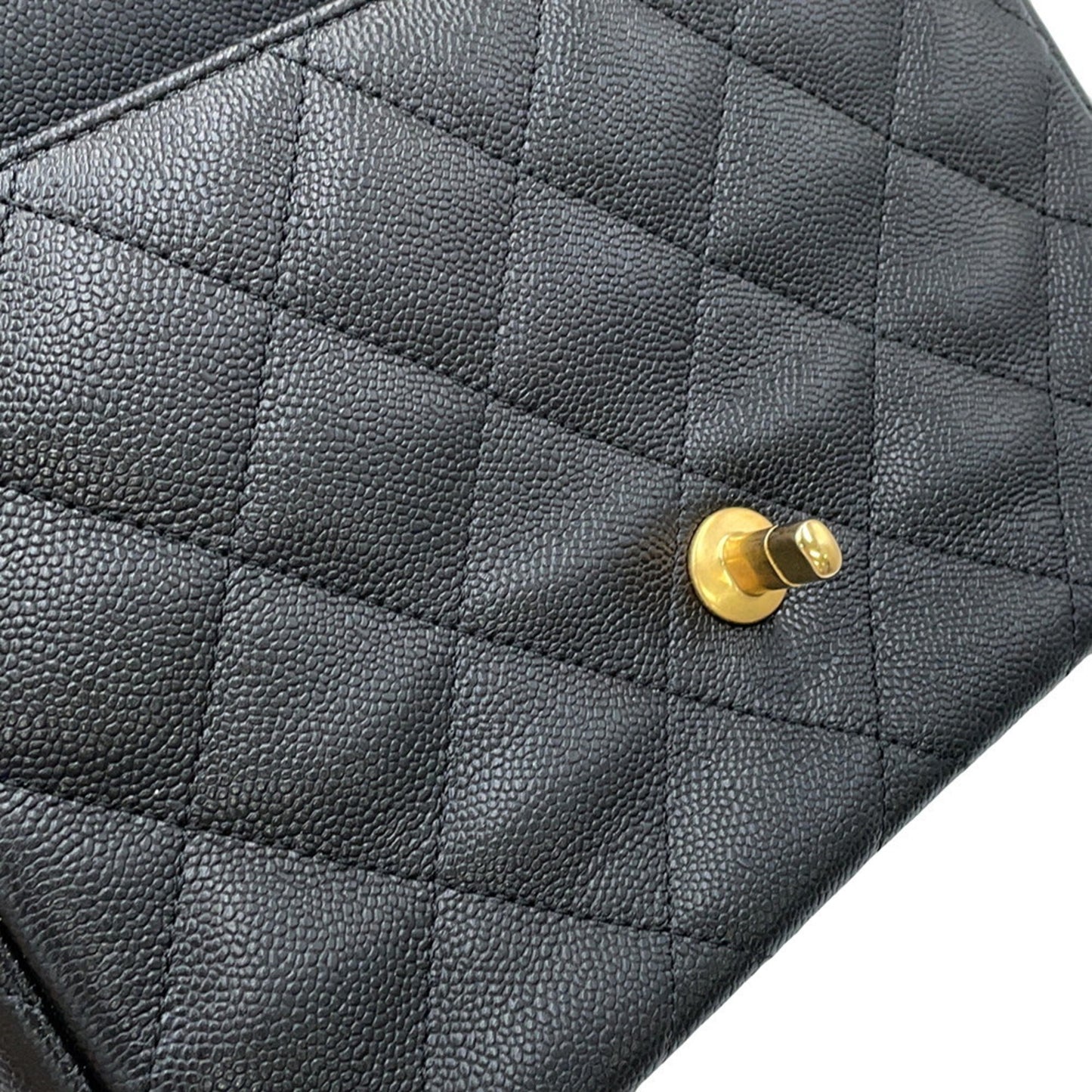 Chanel Calfskin Black Shoulder Bags